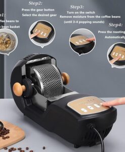 Stappenplan Trommel koffiebrander