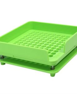 Capsuleermachine groen zijkant