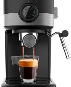 Pistonmachine espressomachine cecotec zwart