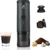 JT Products draagbare koffiemaker voor onderweg zwart