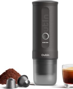 Outin draagbare espressomachine zwart