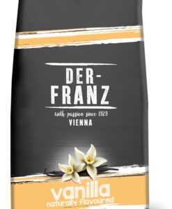 Der-Franz Koffie - vanillesmaak , Arabica en Robusta koffiebonen - 1000 g
