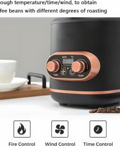 Instellingen automatische koffiebrander thuis